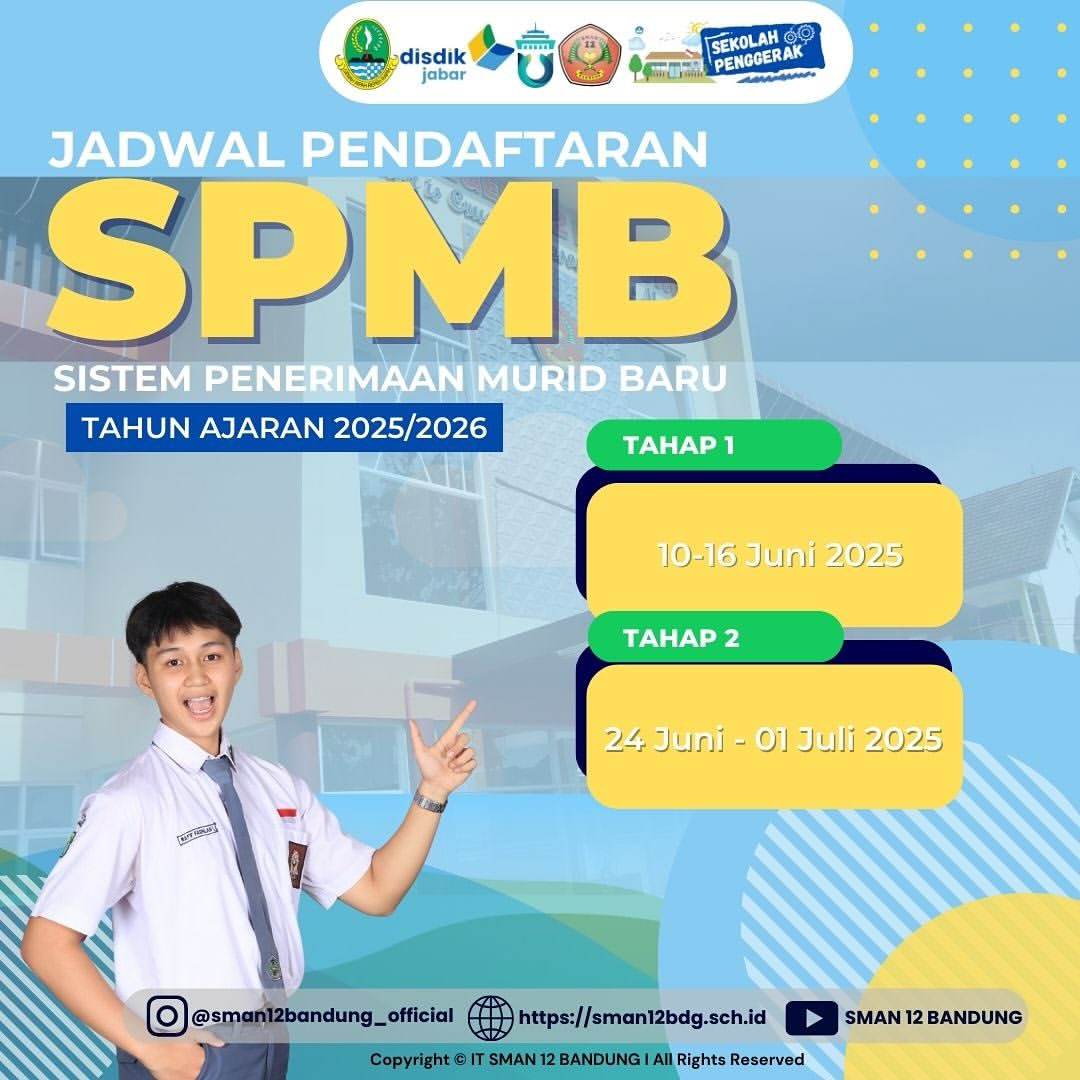 SPMB 2025 SMAN 12 BANDUNG